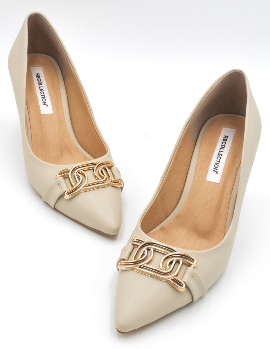 Zapatillas Exterior Piel sintética Color Beige  Para Mujer De RBCOLLECTION