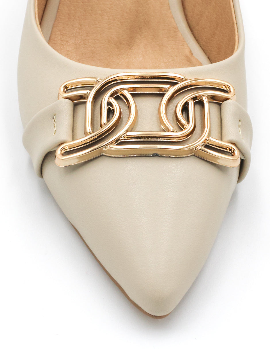 Zapatillas Exterior Piel sintética Color Beige  Para Mujer De RBCOLLECTION