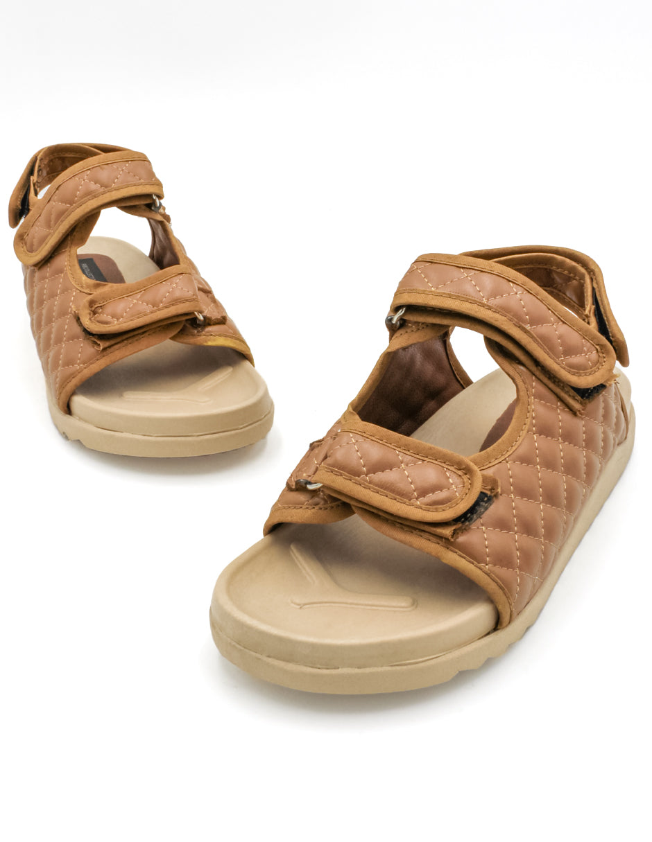 Sandalias de piso Exterior Sintético Color Café Para Mujer De RBCOLLECTION