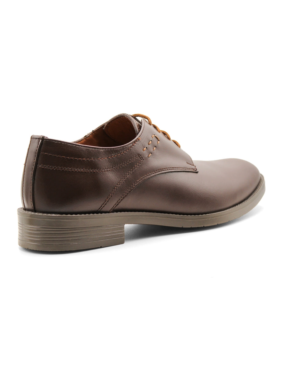 Oxfords Exterior Piel Color Café Para Hombre De RBCOLLECTION