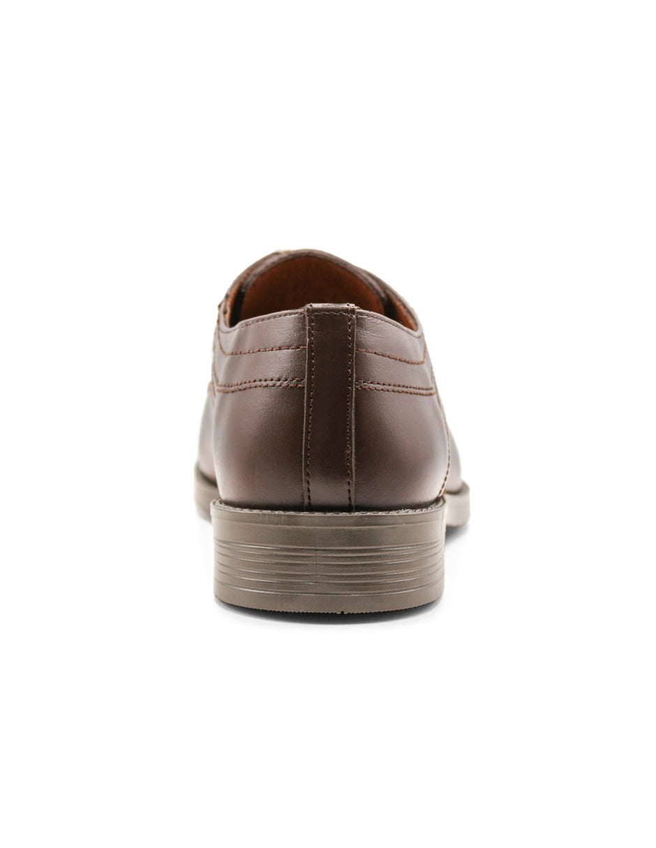 Oxfords Exterior Piel Color Café Para Hombre De RBCOLLECTION