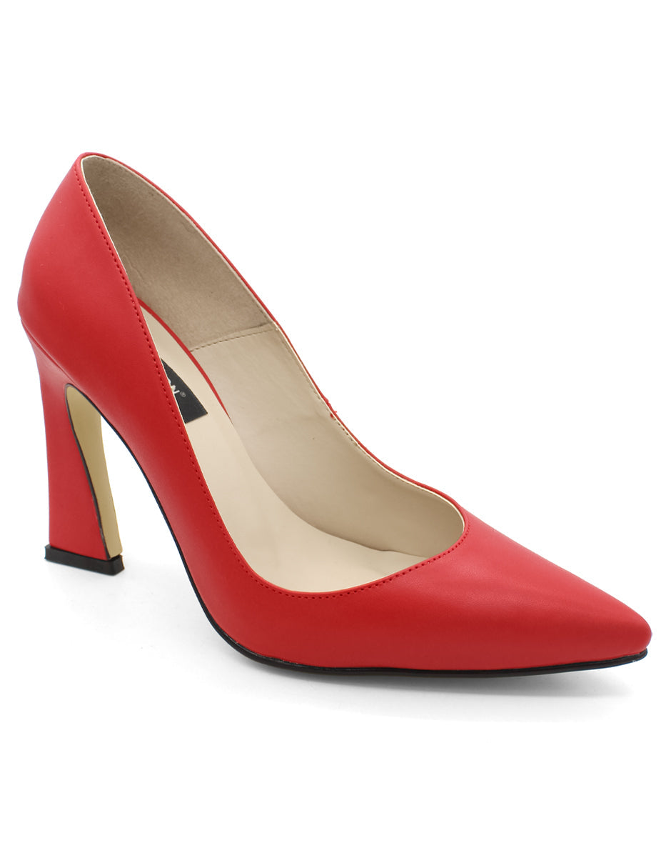 Zapatillas Exterior Piel vegana Color Rojo Para Mujer De RBCOLLECTION
