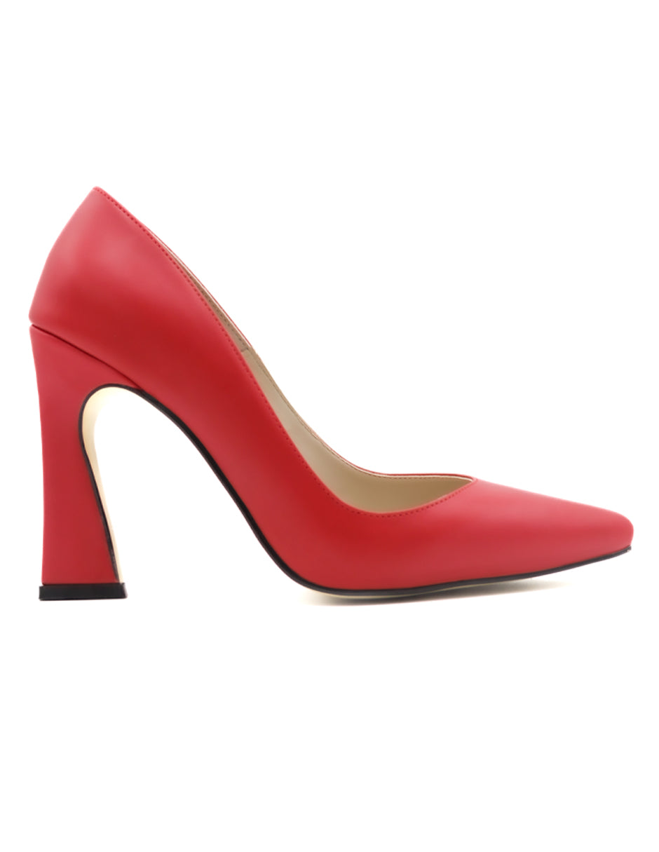 Zapatillas Rennata en Piel vegana Color Rojo
