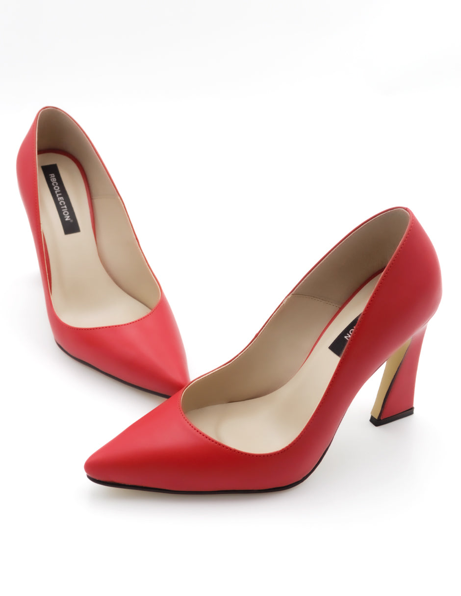 Zapatillas Rennata en Piel vegana Color Rojo - Main Image