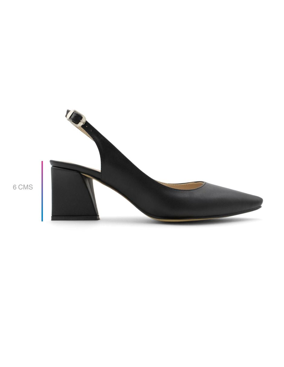 Zapatillas Triana en Piel vegana Color Negro