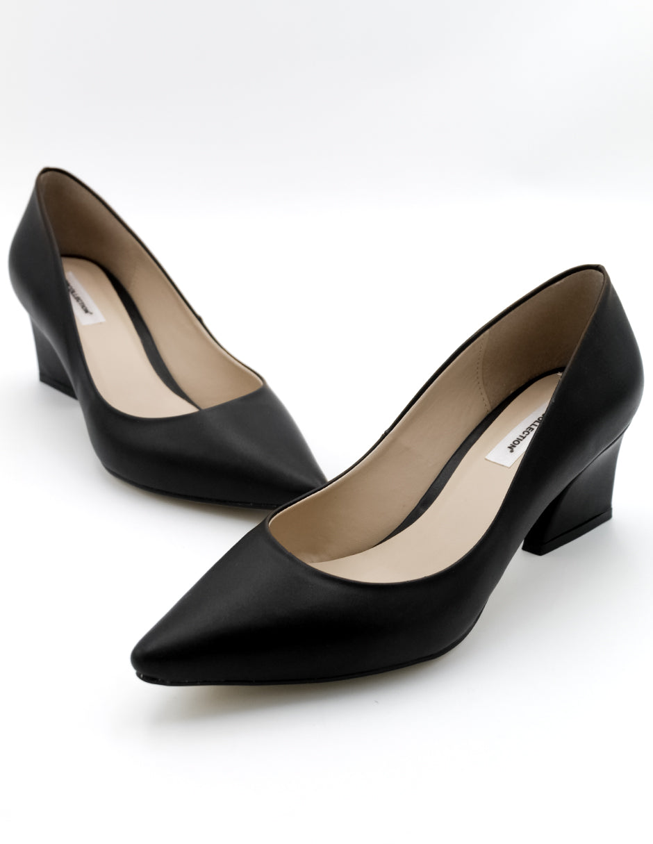 Zapatillas Triana en Piel vegana Color Negro