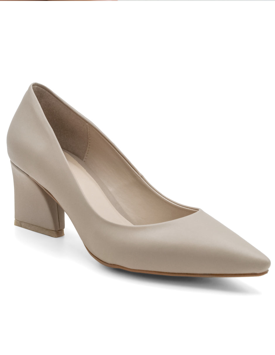 Zapatillas Exterior Piel vegana Color Beige  Para Mujer De RBCOLLECTION