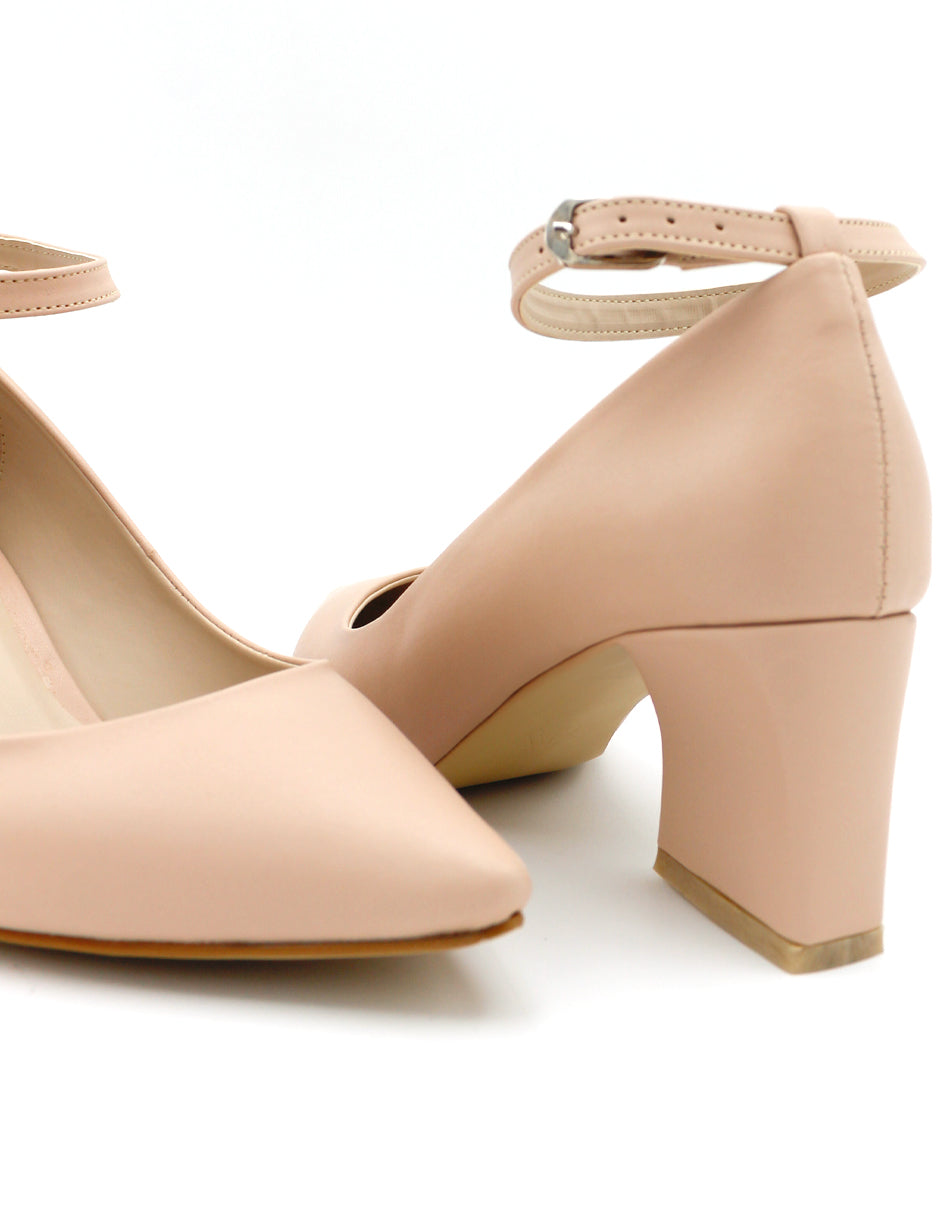 Zapatillas Triana en Piel vegana Color Beige