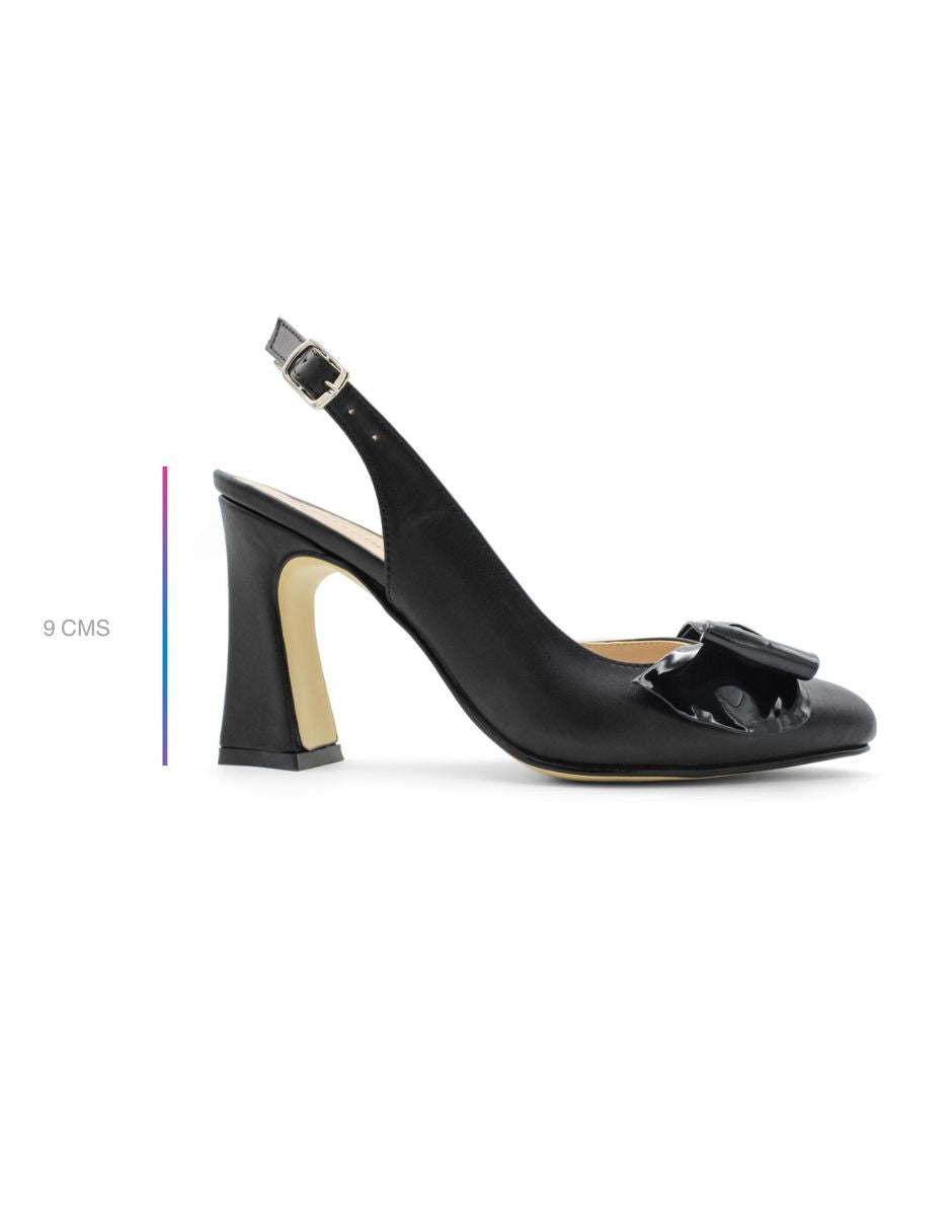 Zapatillas Elise en Piel vegana Color Negro