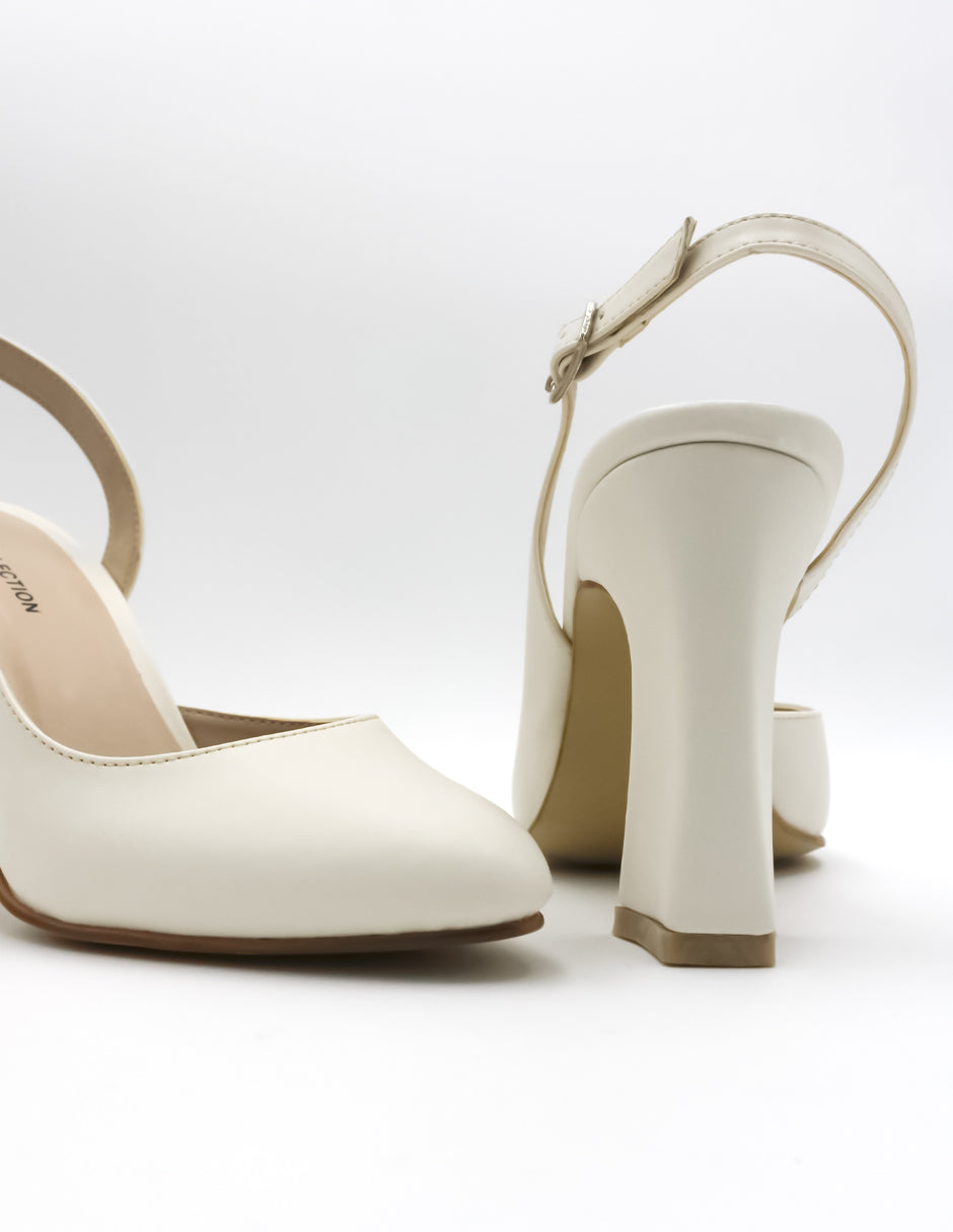 Zapatillas Elise en Piel vegana Color Blanco