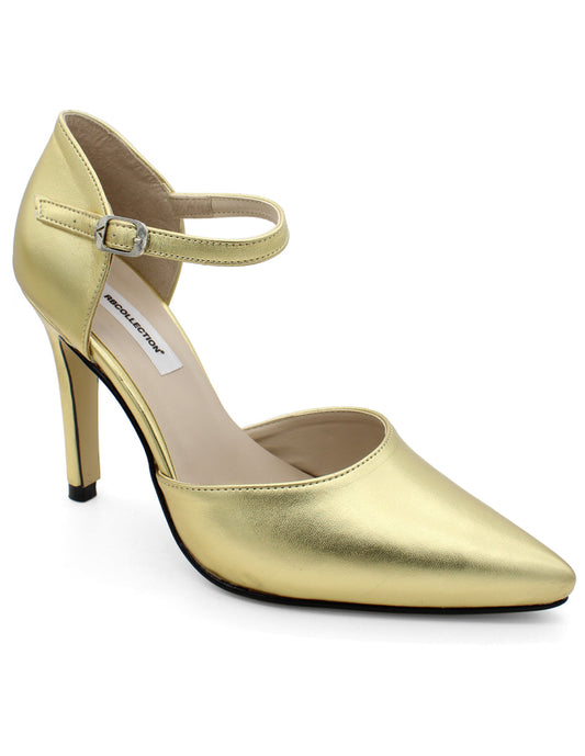 Zapatillas Exterior Piel vegana Color Oro Para Mujer De RBCOLLECTION