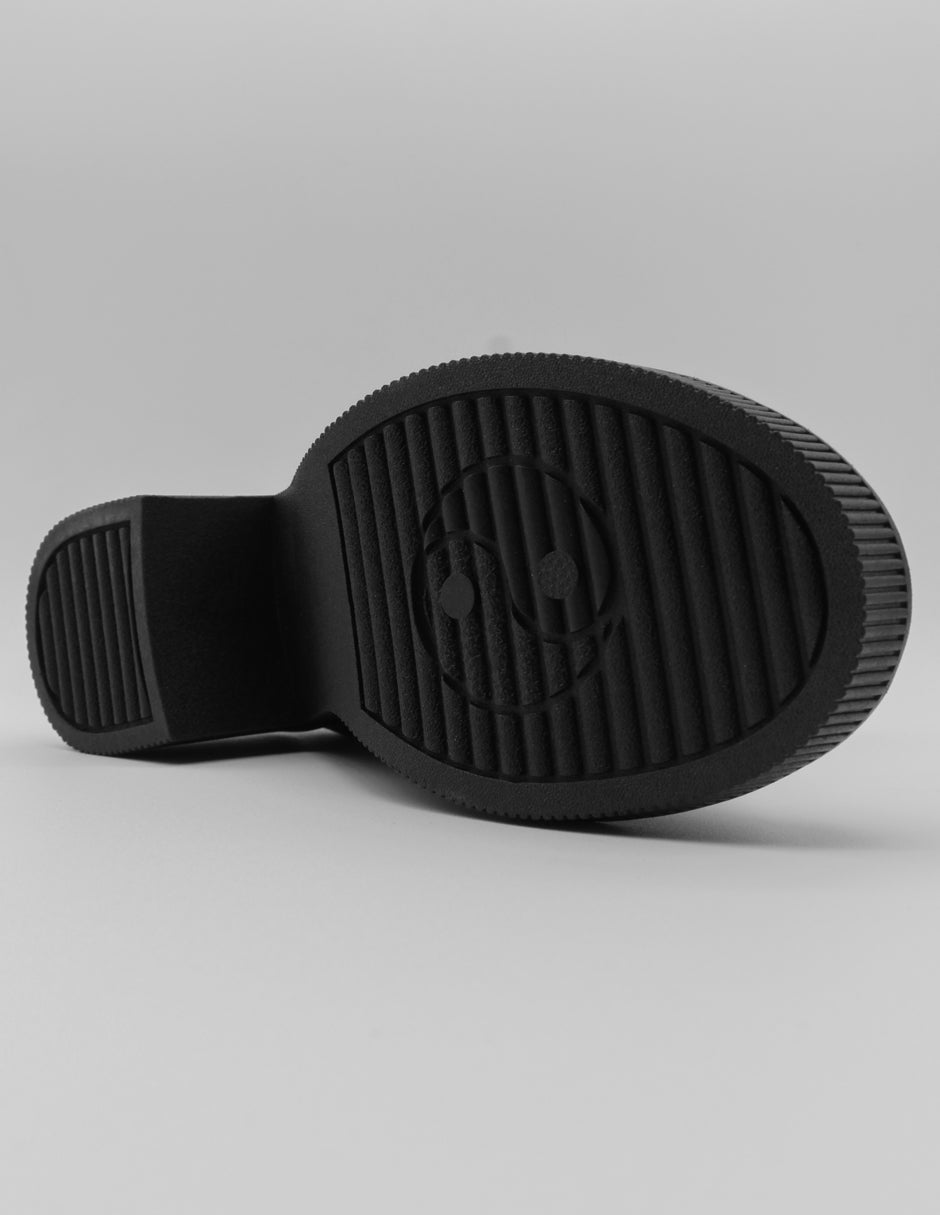 Botín con tacón Doro en Piel vegana – Negro