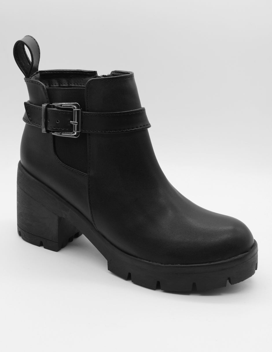 Botas casuales Exterior Piel vegana Color Negro Para Mujer De RBBASICS