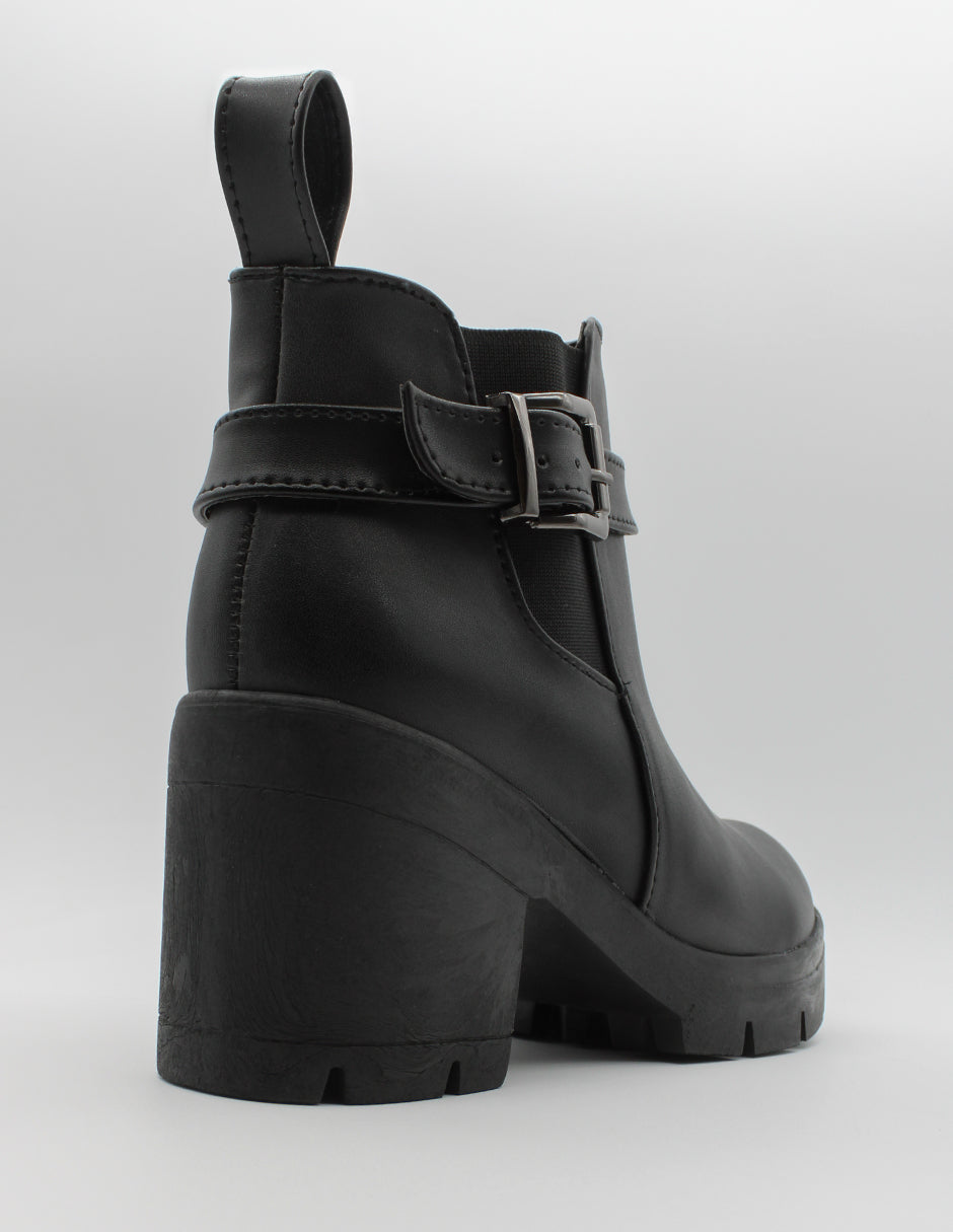 Botas casuales Noa en Piel vegana – Negro