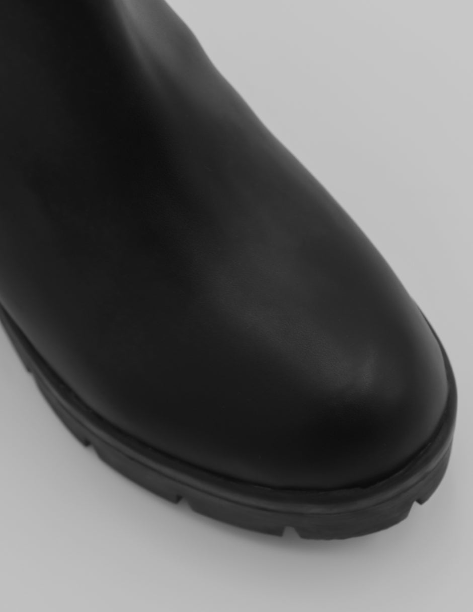 Botas casuales Noa en Piel vegana – Negro