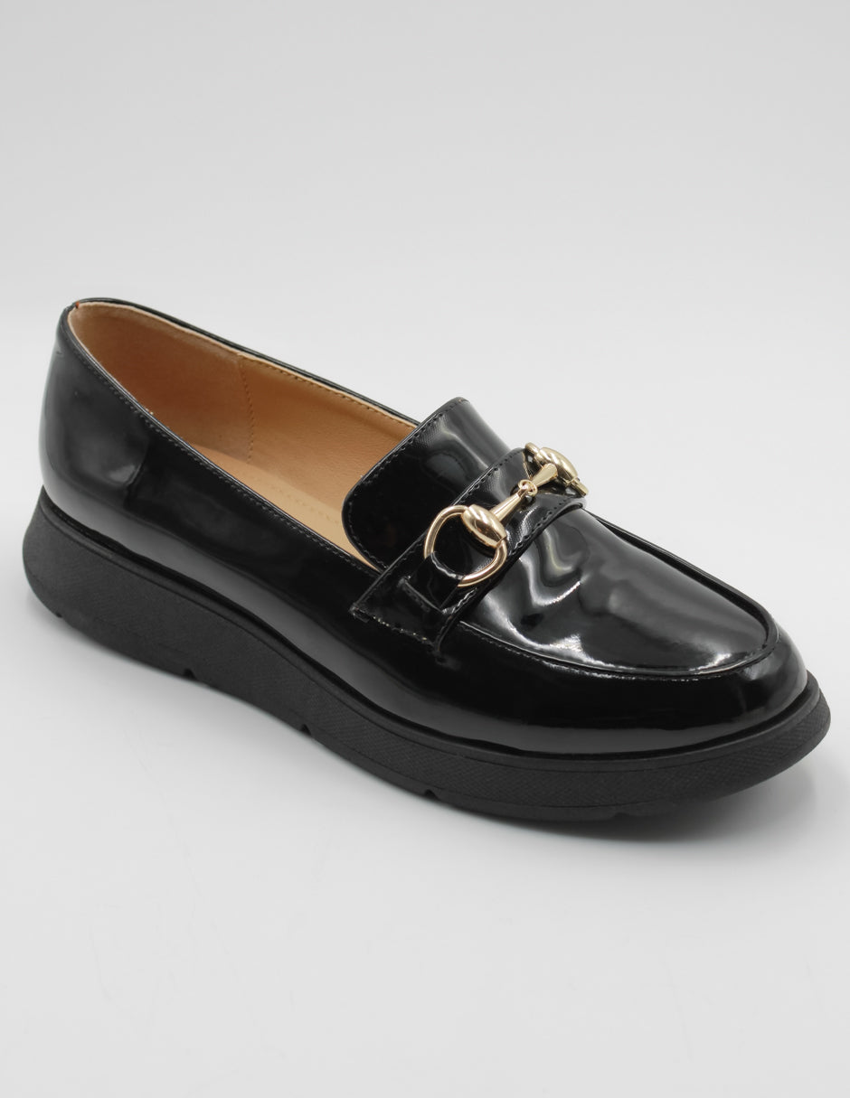 Mocasines Classic en Charol - Negro