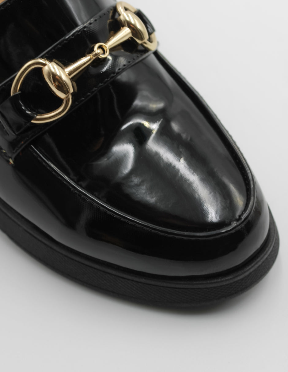 Mocasines Classic en Charol - Negro
