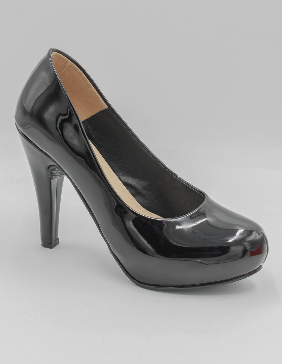 Zapatillas Exterior Charol Color Negro Para Mujer De RBCOLLECTION