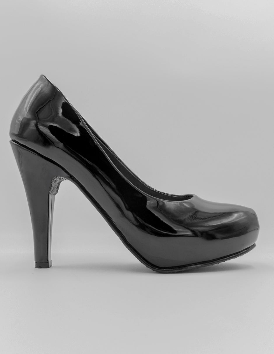 Zapatillas Classy en Charol – Negro