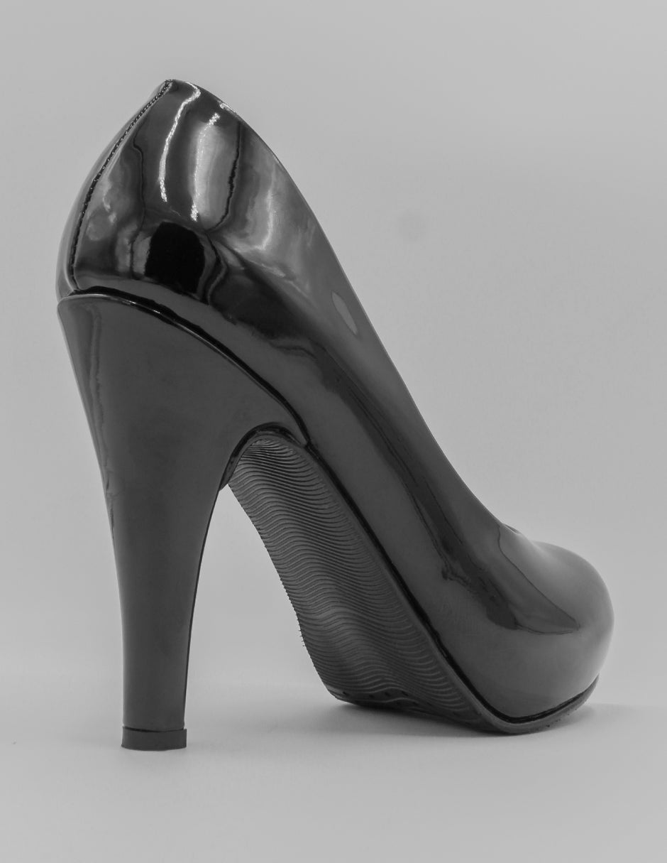 Zapatillas Classy en Charol – Negro