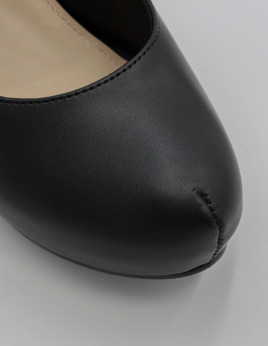 Zapatillas Classy en Piel vegana – Negro
