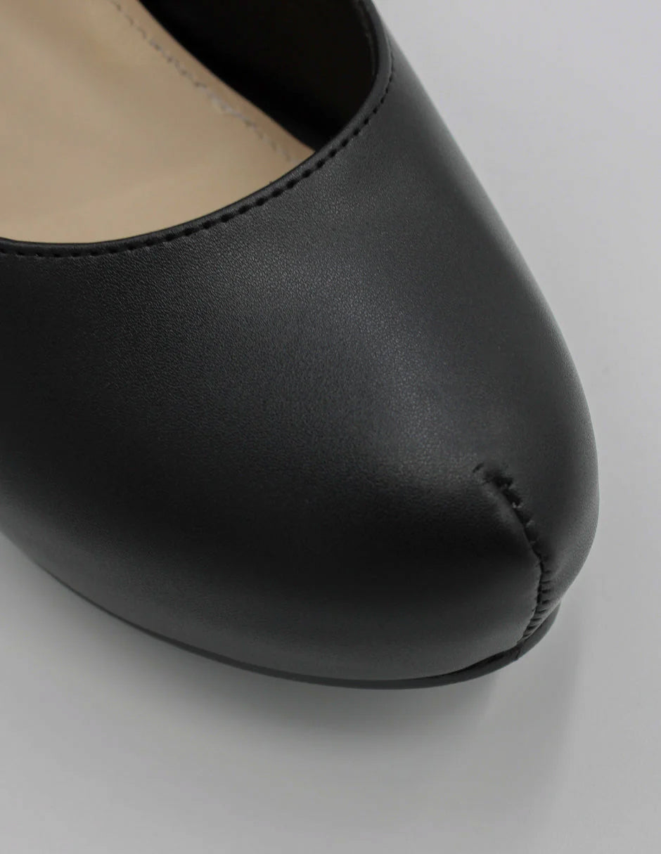 Zapatillas Classy en Piel vegana – Negro