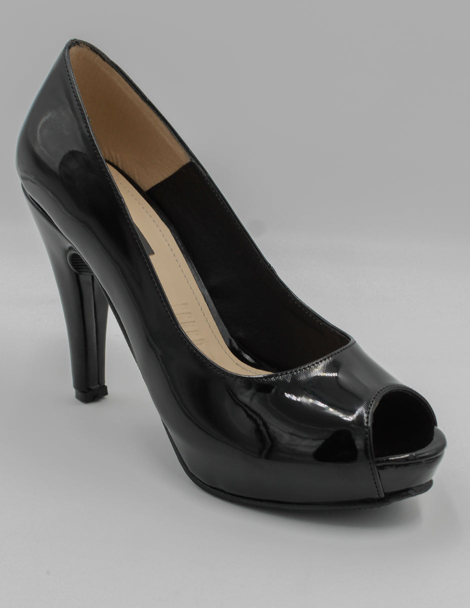 Zapatillas Exterior Charol Color Negro Para Mujer De RBCOLLECTION