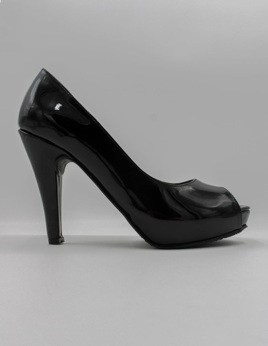 Zapatillas Classy en Charol – Negro