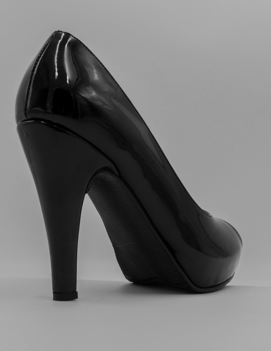 Zapatillas Classy en Charol – Negro