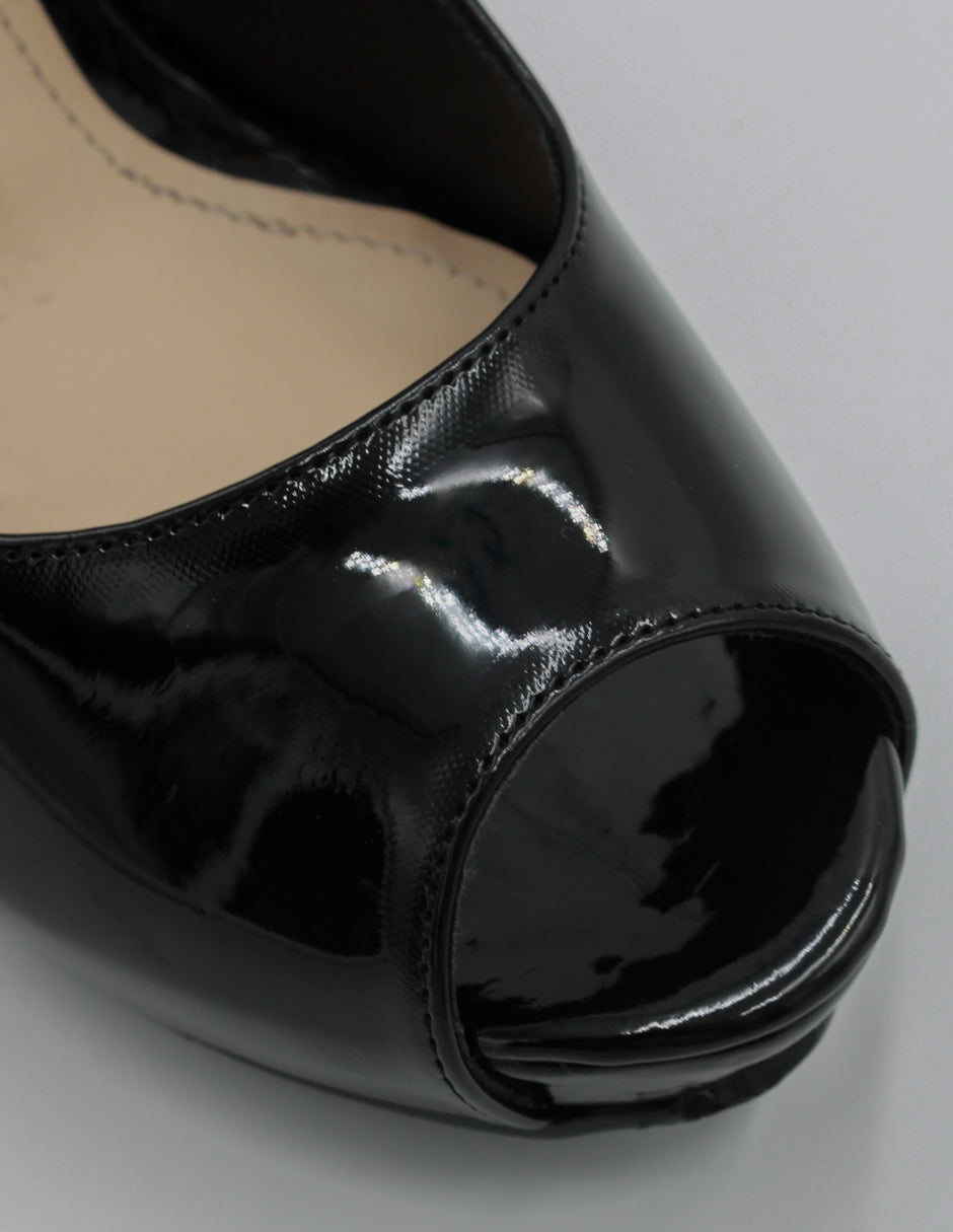 Zapatillas Classy en Charol – Negro