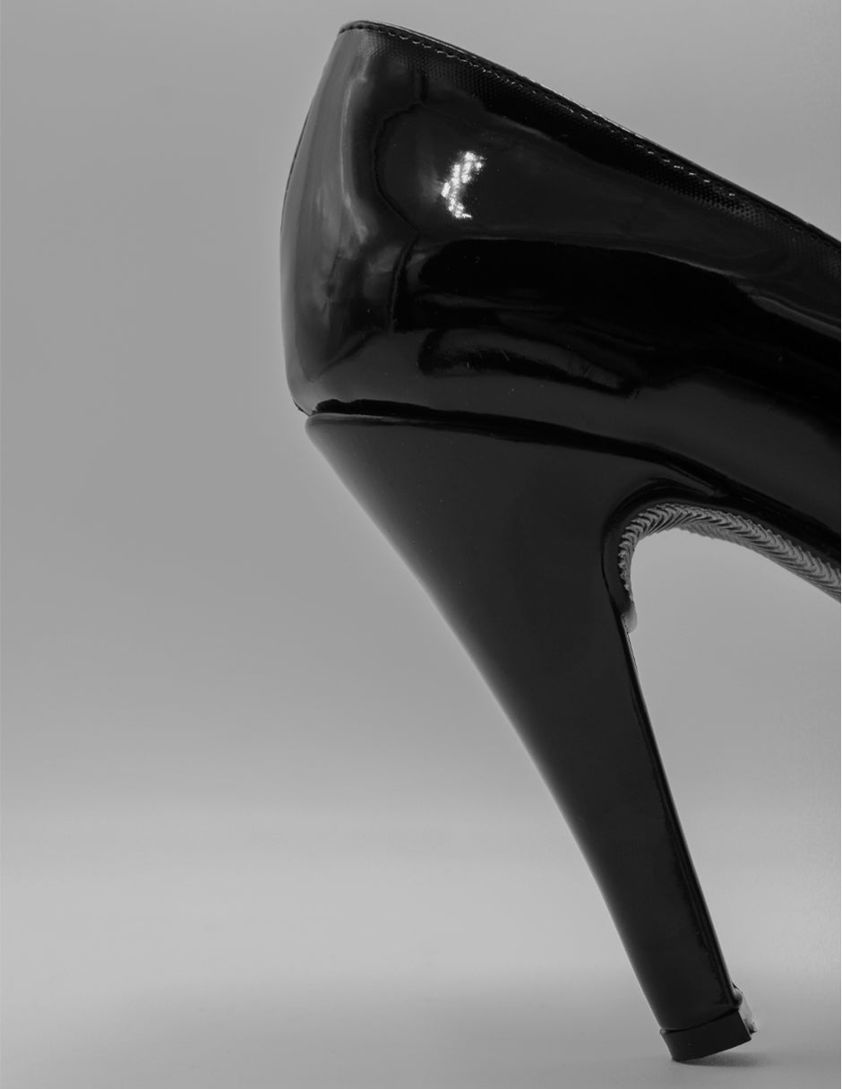 Zapatillas Classy en Charol – Negro