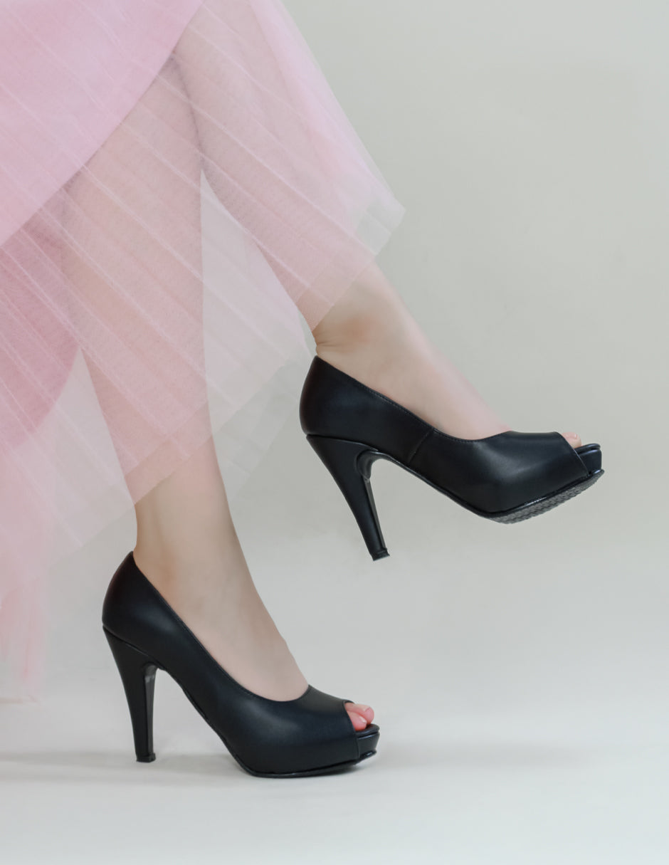 Zapatillas Classy en Piel vegana – Negro