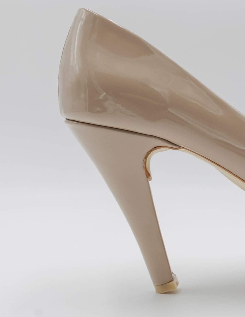 Zapatillas Classy en Charol – Beige