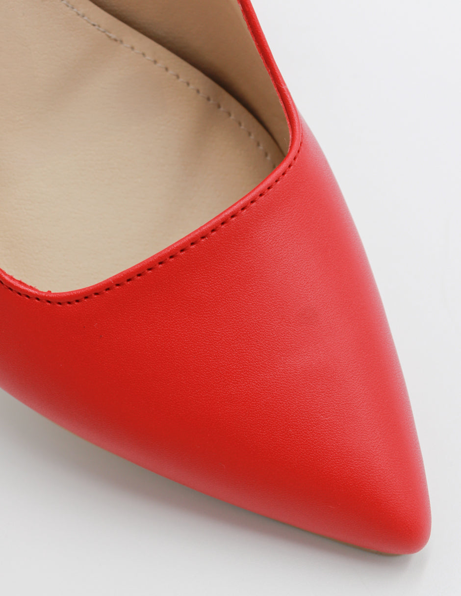 Zapatillas Stella en Piel vegana – Rojo