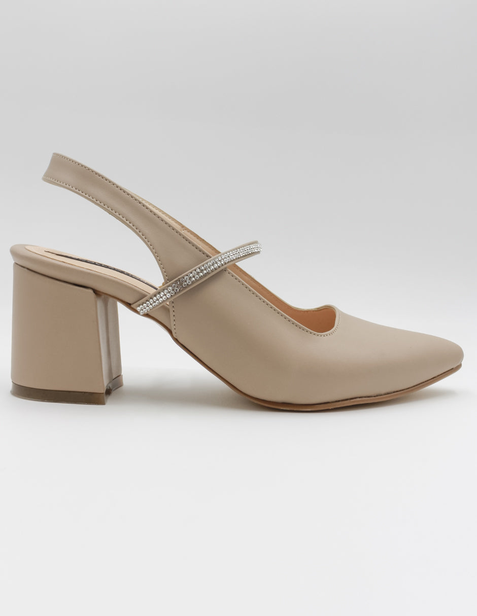 Zapatillas Stella en Piel vegana – Beige