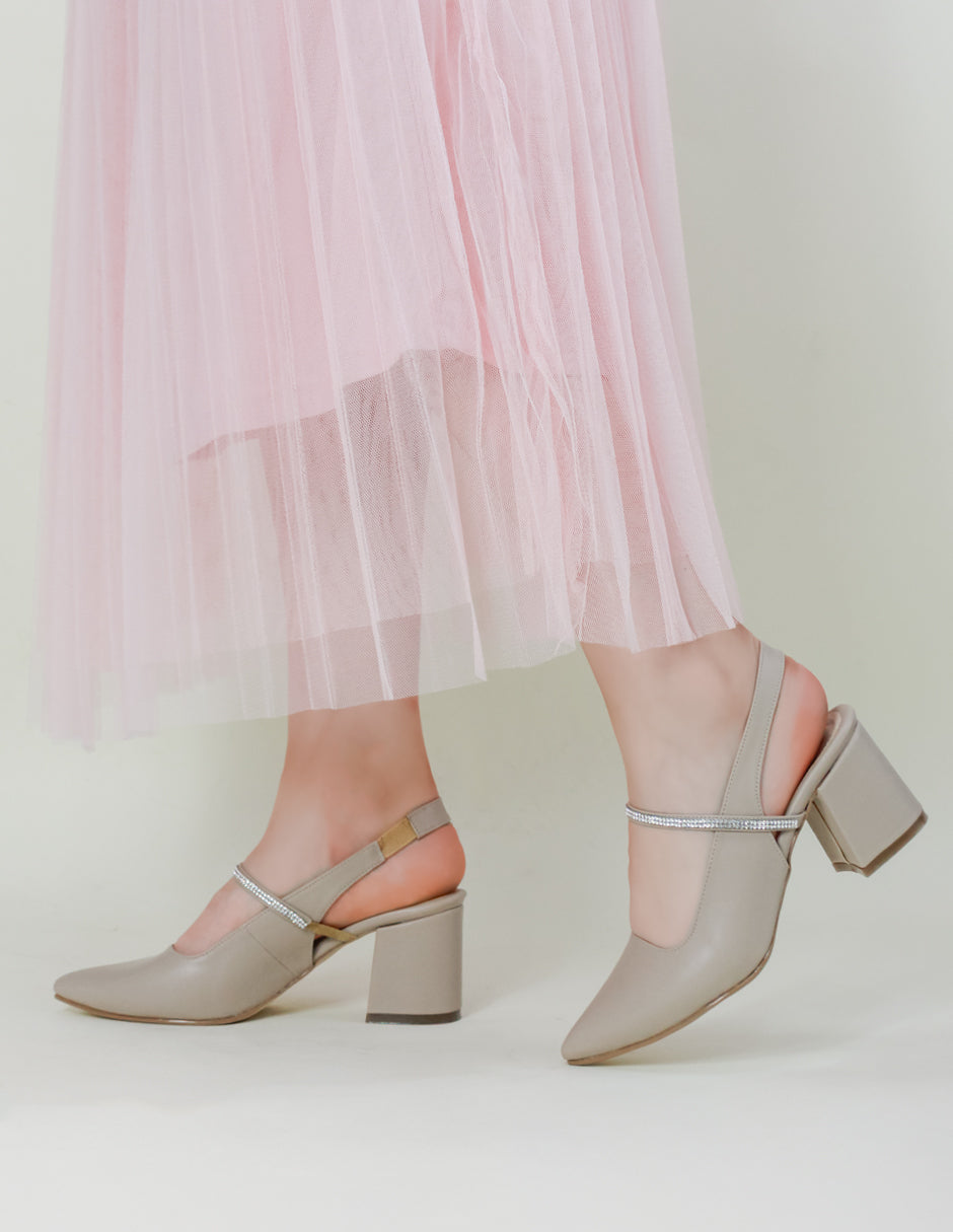 Zapatillas Stella en Piel vegana – Beige
