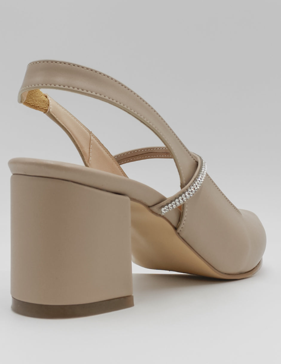 Zapatillas Stella en Piel vegana – Beige