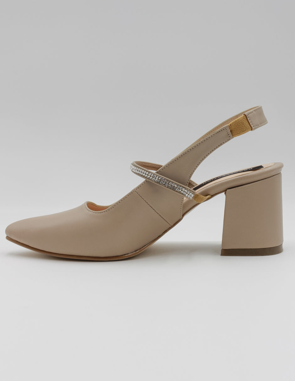 Zapatillas Stella en Piel vegana – Beige