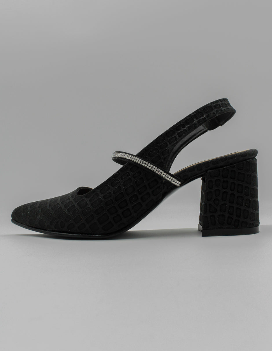 Zapatillas Stella en Textil – Negro