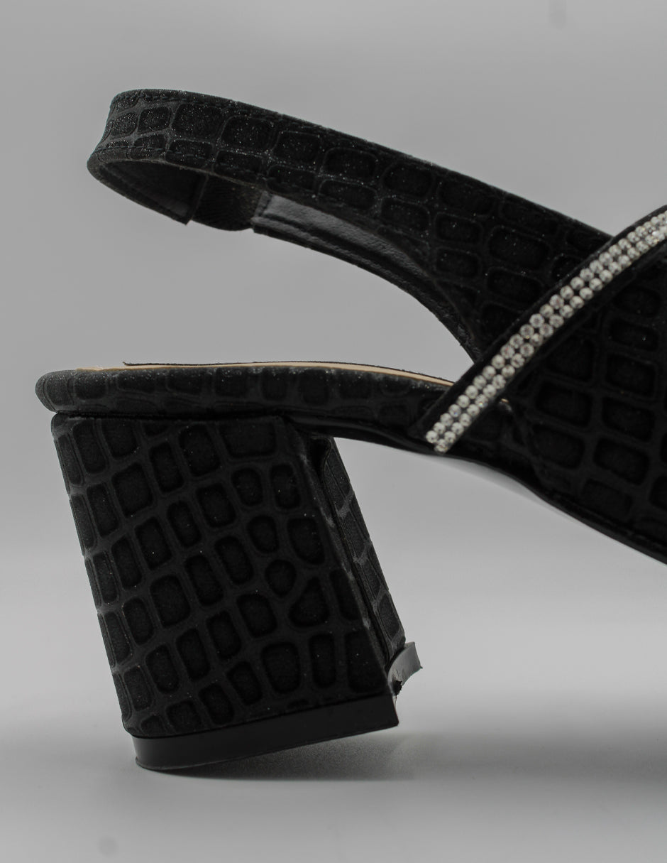 Zapatillas Stella en Textil – Negro