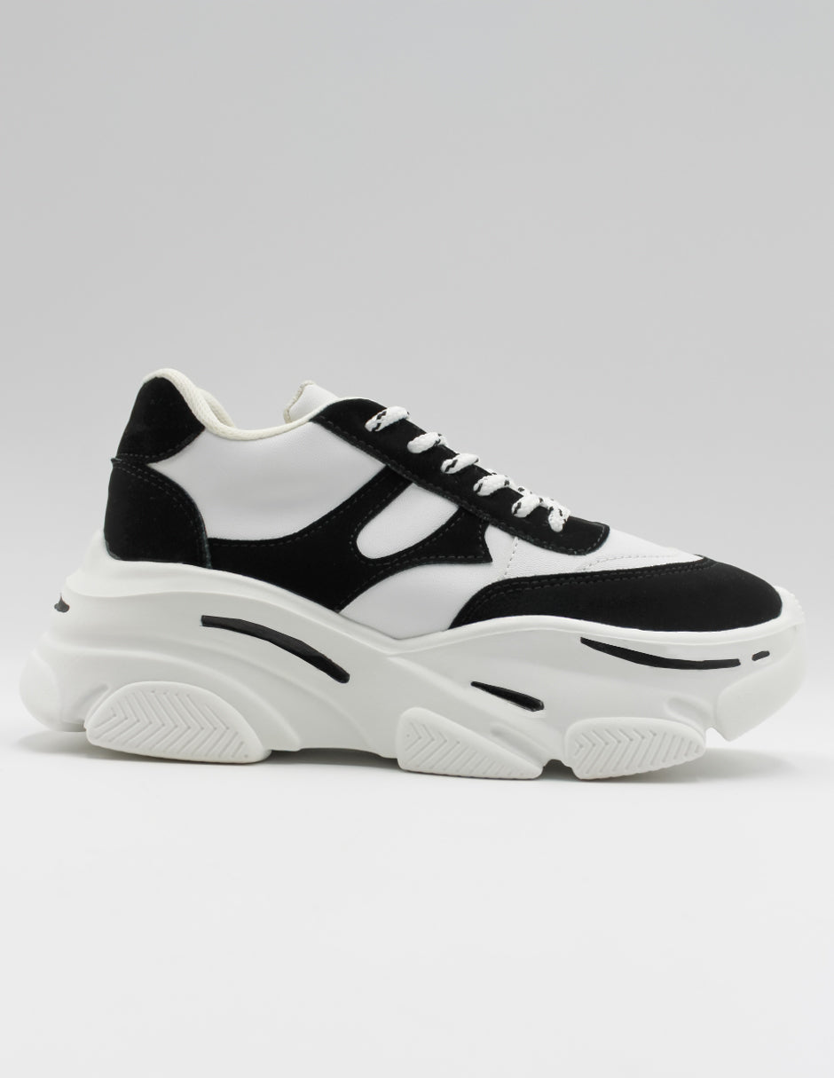 Tenis tipo deportivo  Girly en Piel vegana – Blanco