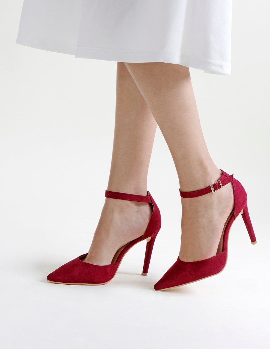 Zapatillas Tender en Gamuza – Vino