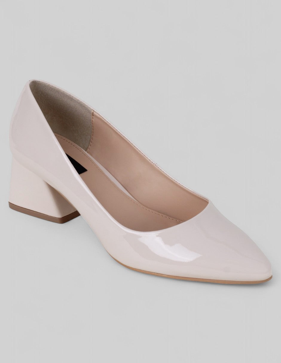 Zapatillas Tender en Charol – Beige