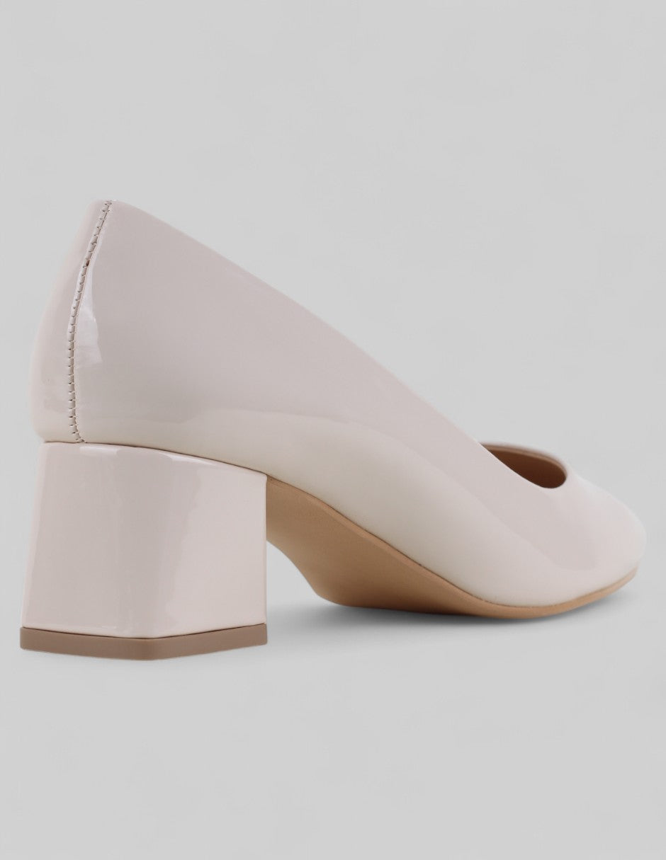 Zapatillas Tender en Charol – Beige