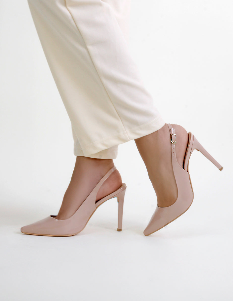 Zapatillas Tender en Charol – Beige