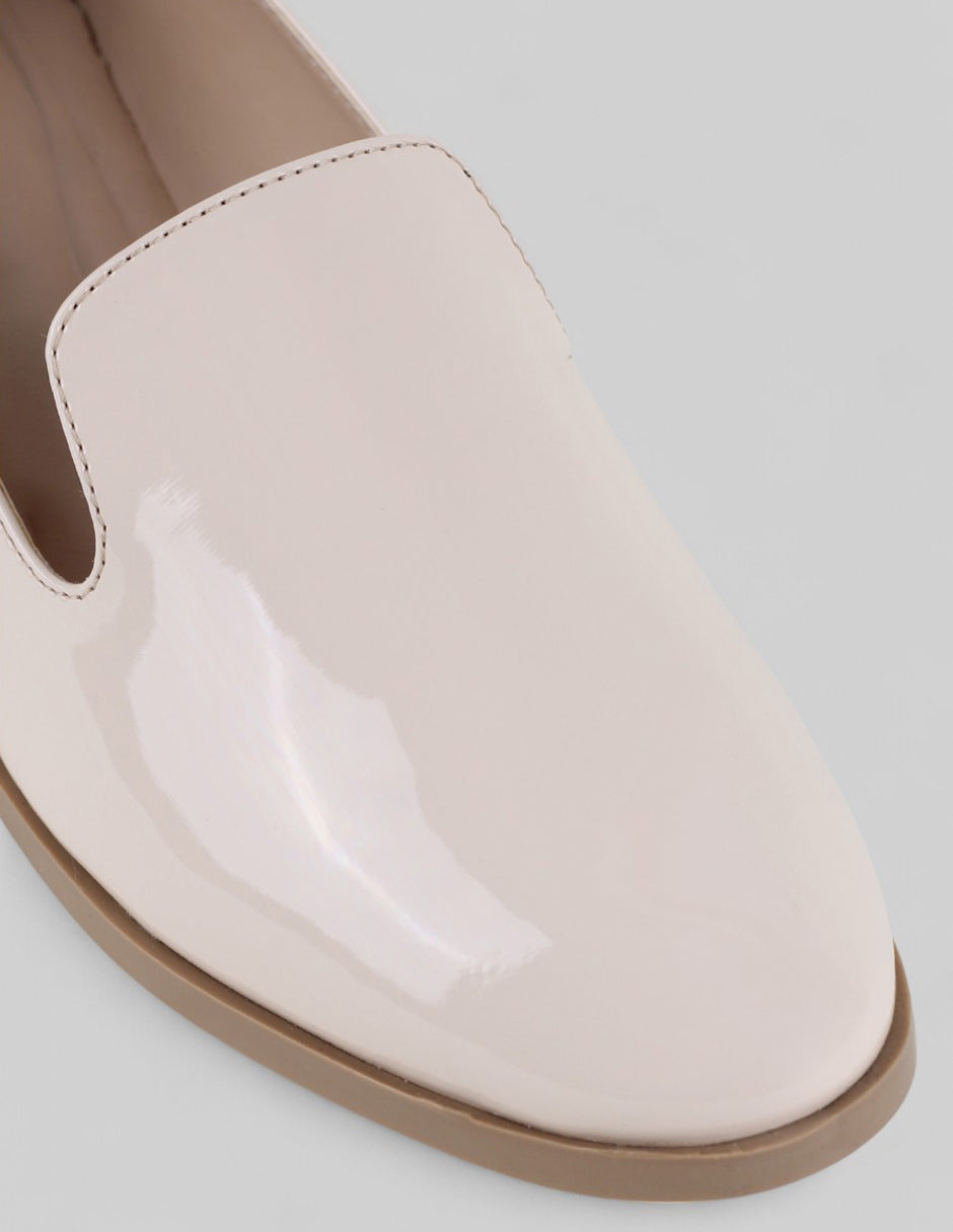 Mocasines Tender en Charol – Beige