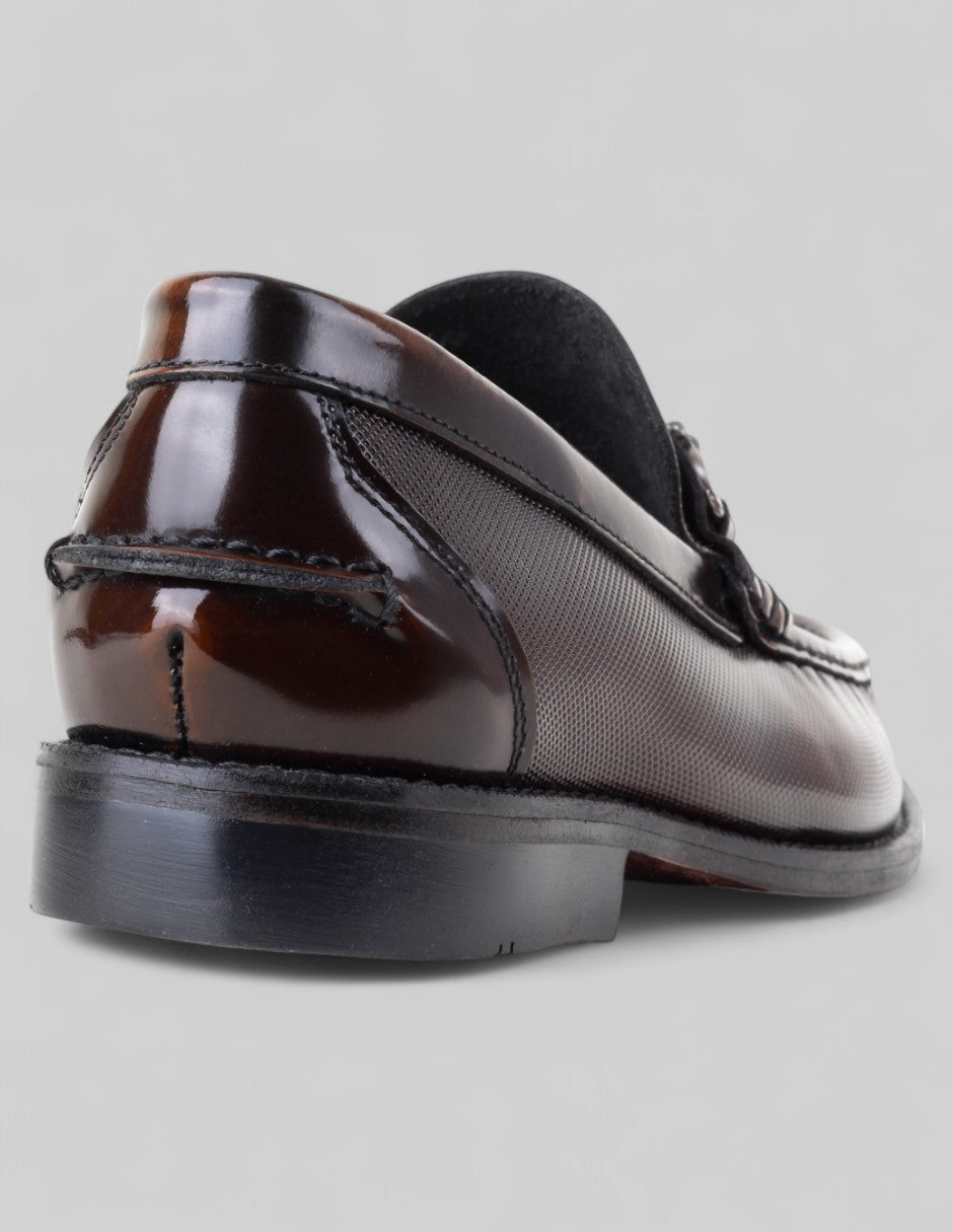 Mocasines Signature Line en Piel – Café