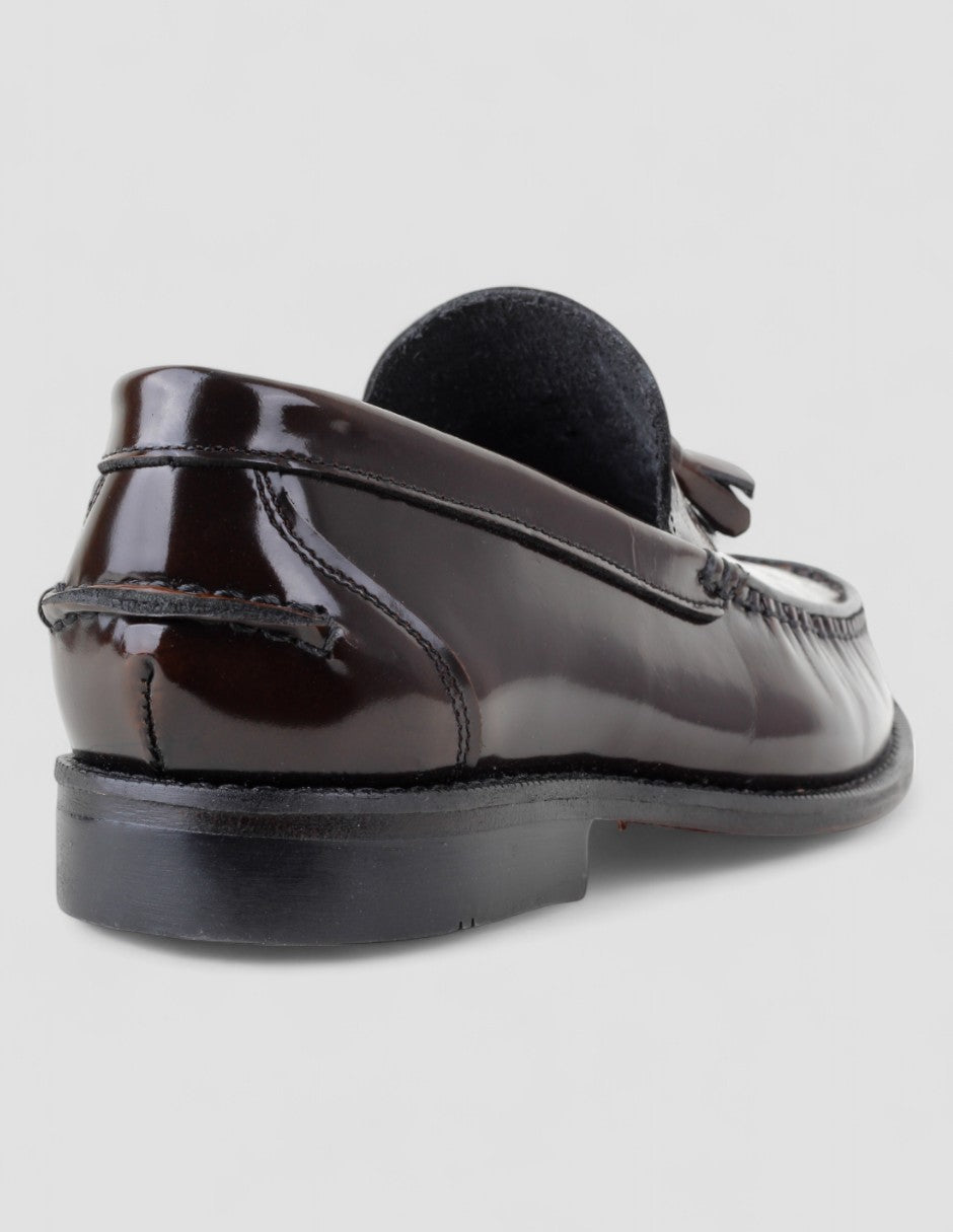 Mocasines Signature Line en Piel – Café