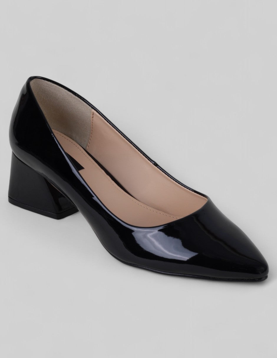 Zapatillas Tender en Charol – Negro