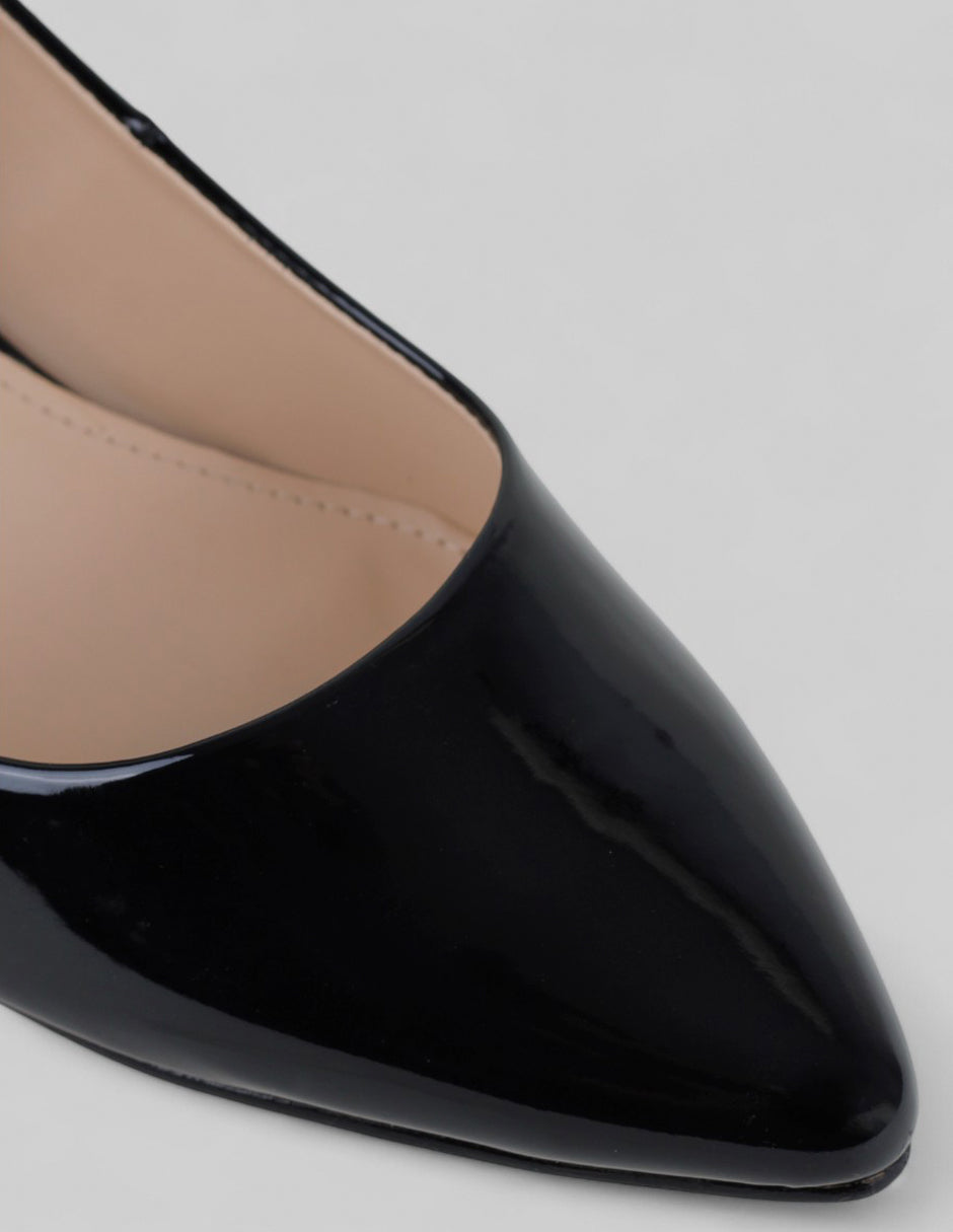 Zapatillas Tender en Charol – Negro